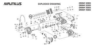 Катушка Nautilus Crony 4000 - фото 5