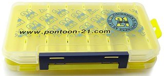 Коробка Pontoon21 Meiho LCB #100-P21-Y 200x126x36 мм желтый - фото 2