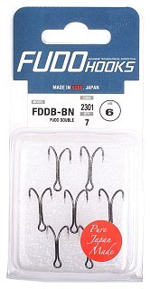Крючки Fudo Double FDDB-BN 2301 BN 4 6шт.
