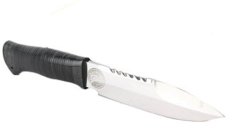 Нож Росоружие Спас-1 95x18 рукоять кожа - фото 3