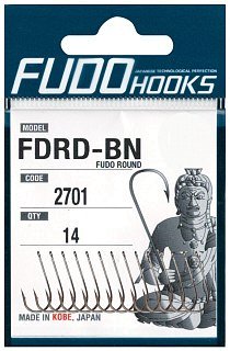 Крючки Fudo Round FDRD-BN 2701 BN №2 