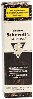 Средство Ballistol для обработки дерева Scherell Schaftol 50мл сверхтемное - фото 2