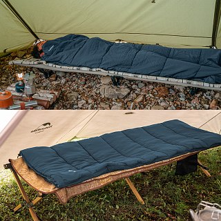 Спальник Naturehike NH22MSD05 F150 синий - фото 3