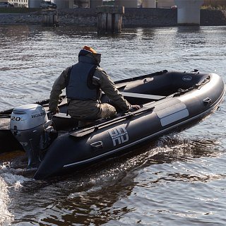 Лодка Badger Heavy Duty 370 черный - фото 7