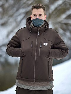Куртка Drake Brake ветровка флис коричневый - фото 9