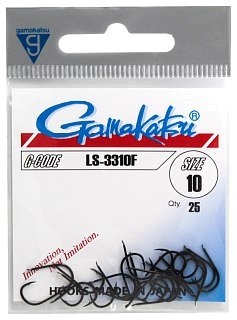 Крючок Gamakatsu LS-3310F black №10