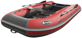 Лодка BigBoat Bering 340К красно-серый - фото 4