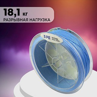 Шнур Riverzone Blue Line X8 PE 3,0 150м Blue - фото 3
