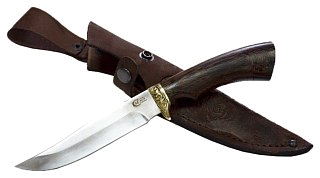 Нож ИП Семин Мангуст кованная сталь 95х18 венге литье - фото 1