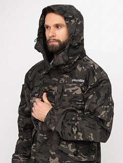 Куртка Huntsman Горка-5 демисезонный черный мультикам смесовая - фото 3