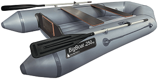 Лодка BigBoat К250НД серый - фото 3