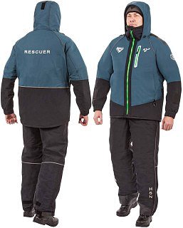 Костюм-поплавок ХСН Rescuer II New -45 бирюза - фото 3