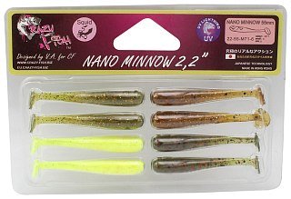 Приманка Crazy Fish Nano Minnow 2,2" 22-55-M71-6