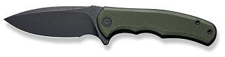 Нож Civivi Mini Praxis Flipper Knife G10 Handle (2.98" D2 Blade) green  - фото 4