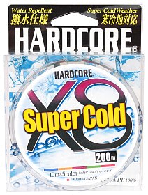 Шнур Yo-Zuri PE Hardcore X8 Duel super cold PE 1.2 12.0кг 200м 5 color