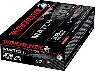 Патрон 308Win Winchester Match HPBT 10,9гр 1/20 - фото 2