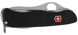 Нож Victorinox Trailmaster One Hand Wavy Edge с фиксатором 12 функций черный - фото 2
