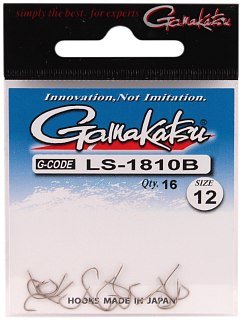 Крючок Gamakatsu NL LS-1810B bronze №12 - фото 1