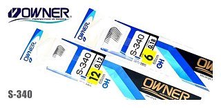 Крючки Owner с поводком S-340 №12 - фото 1