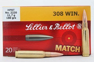 Патрон 308Win Sellier&Bellot 11,7 HPBT 1/20