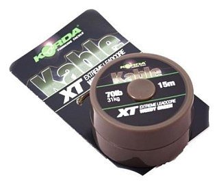 Лидкор Korda Kable XT extreme leadcore green 15м 70lb - фото 1