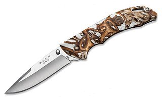Нож Buck Bantam BHW White Head Hunterz складной сталь 420НС 