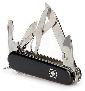 Нож Victorinox Climber 91мм 14 функций черный - фото 2