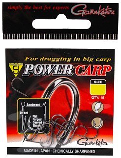 Крючок Gamakatsu Powercarp black №10