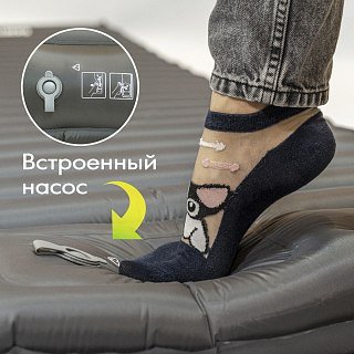 Коврик Talberg LUXOR AIR GREY MAT надувной 185х60х8 оливковый - фото 12