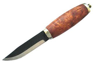 Нож Brusletto Troll фикс. клинок сталь 12С27 рукоять береза