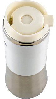 Термокружка Thermos Thermocafe by brilliant Tumbler 0,35л слоновая кос - фото 3