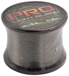 Леска Gardner Pro light blend 12lb 5,4кг 0,30мм - фото 1