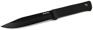Нож Cold Steel SRK фиксированный клинок 15,2см SK-5 покрытие  black Tuff - фото 1
