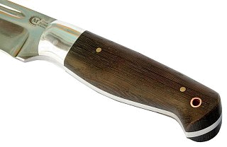 Нож ИП СЕМИНА Оборотень кованая сталь Х12МФ ц м венге - фото 5