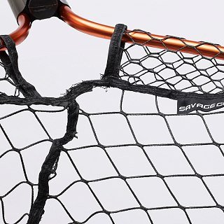 Подсачек Savage Gear Pro tele folding net rubber X-large mesh L 65x50см - фото 6