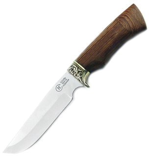 Нож ИП Семин Лорд кованая сталь 95х18 венге литье - фото 2