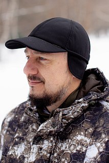 Бейсболка Хольстер Скаут утепленная черная  - фото 9