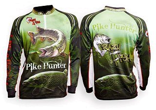 Футболка Crazy Fish реглан Pike hunter camo