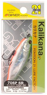 Воблер Pontoon21 Kalikana 70 мм 8.0 гр 0,3-0.5м A62