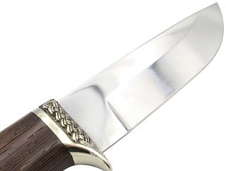 Нож ИП СЕМИНА Егерь кованая сталь 95х18 венге литье - фото 6