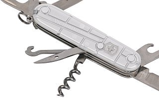 Нож Victorinox Climber 91мм полупрозрачный серебристый - фото 4