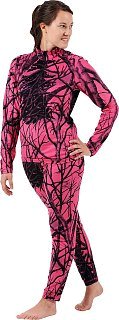 Термобелье JahtiJakt Almira midlayer w pink safety camo - фото 1