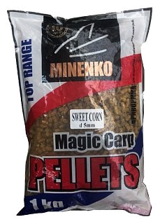 Пеллетс MINENKO Magic carp Sweet corn 5мм 1кг