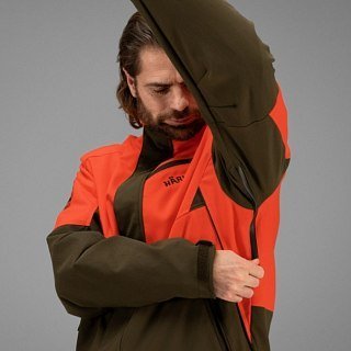 Куртка Harkila Wildboar Pro Wildboar Orange/Willow Green - фото 8