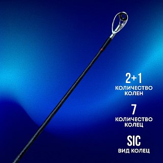 Спиннинг Riverzone Unispin S802 ML-M 5-21гр, 7-25гр 2,4м - фото 7
