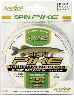 Леска Rapture Spin Pike 150м 0,354мм - фото 2