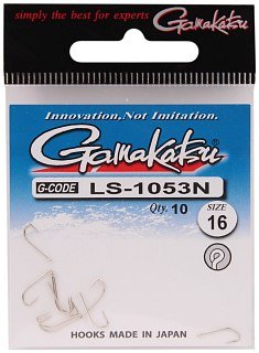 Крючок Gamakatsu Eyed LS-1053 nickel №16