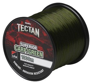 Леска DAM Tectan Superior Carp 1000м 0,30мм 7,0кг 15lb green
