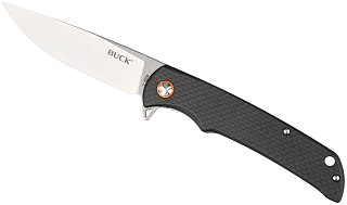 Нож Buck Haxby складной сталь 7Cr рукоять карбон - фото 1
