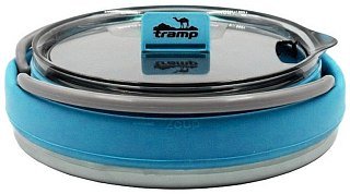 Чайник Tramp складной силиконовый 1л аквамарин - фото 2